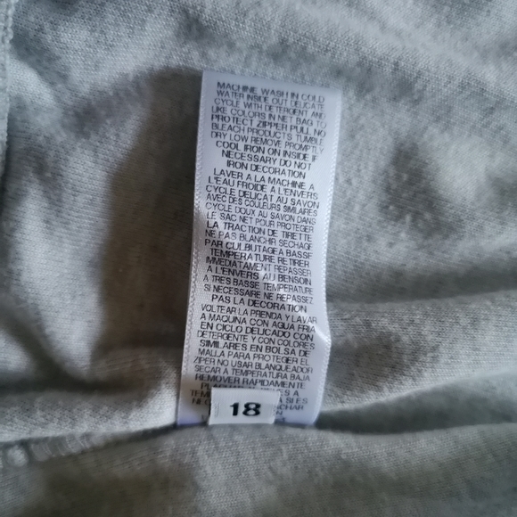 JUICY COUTURE Hoodie Sweater Size Large Grey - Picture 5 of 15